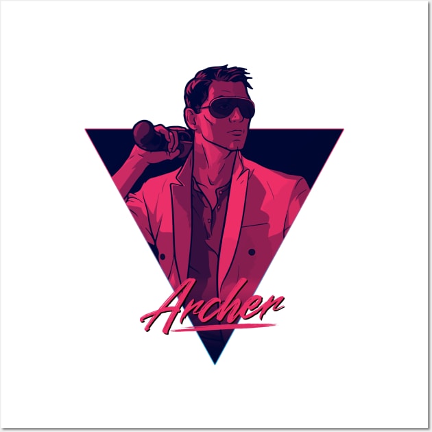 Archer - Retro Wall Art by TheSnowWatch